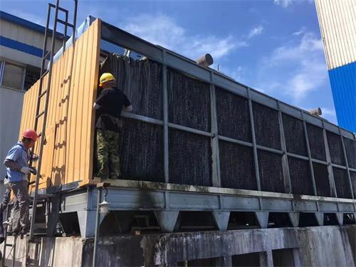 處理玻璃鋼冷卻塔內壁防腐的步驟(晉城防腐玻璃鋼冷